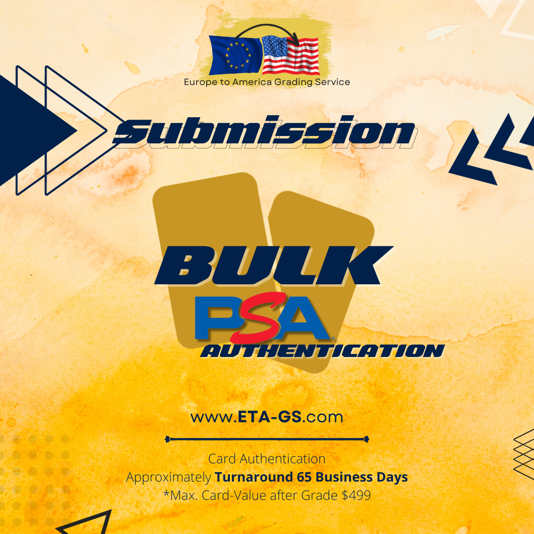 PSA Bulk Authentication + Autograph Grading - up to $499
