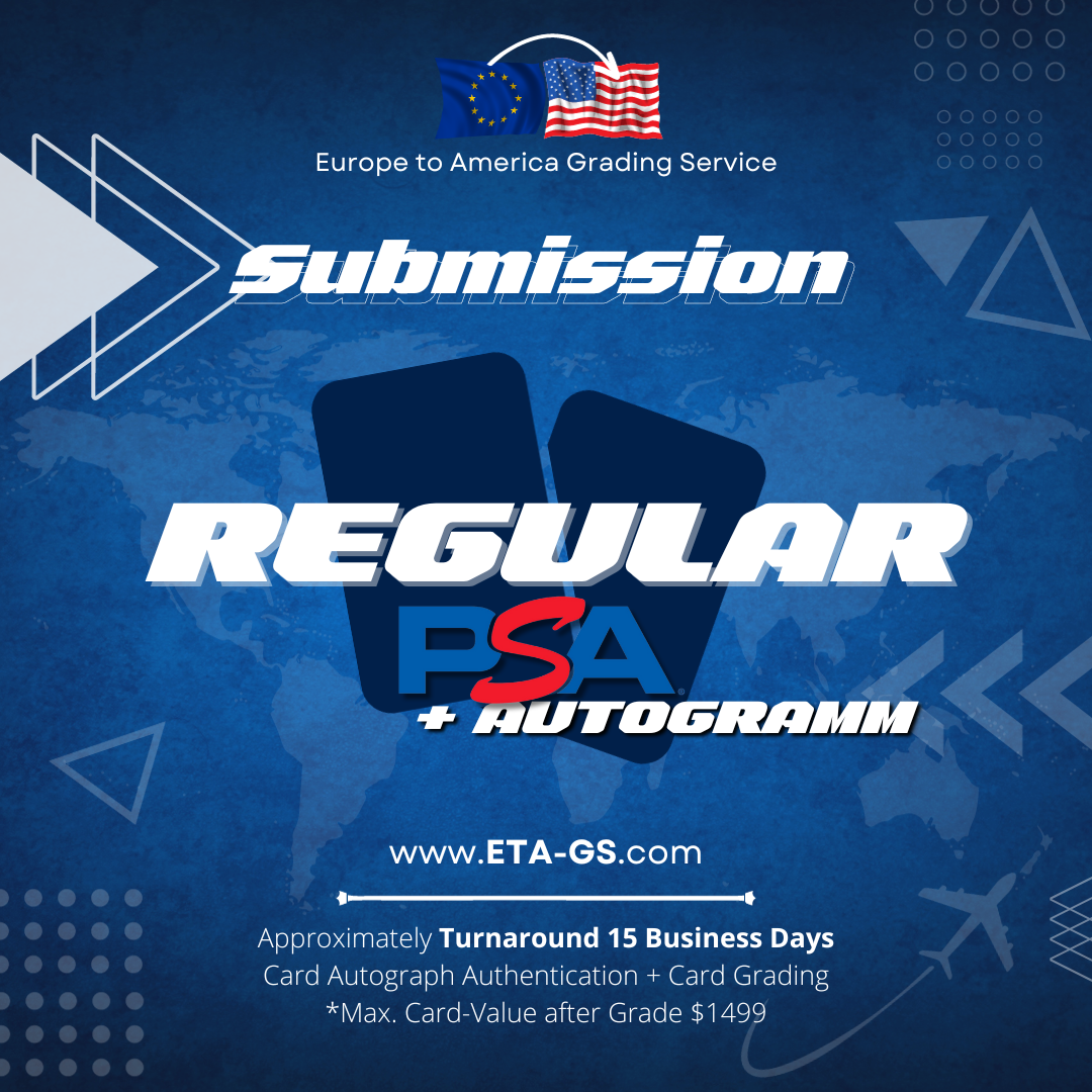 PSA Regular + Autograph Grading - up to $1499