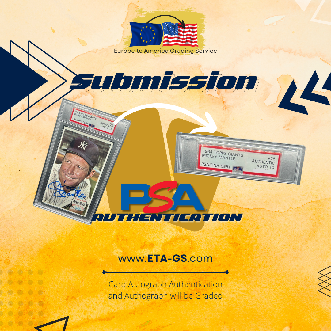 PSA Value Plus Authentication + Autograph Grading - up to $499
