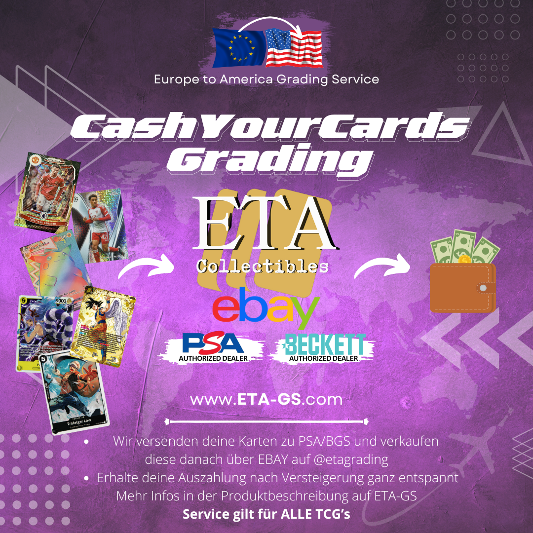 CashYourCards Grading + ETACollectibles Auktion