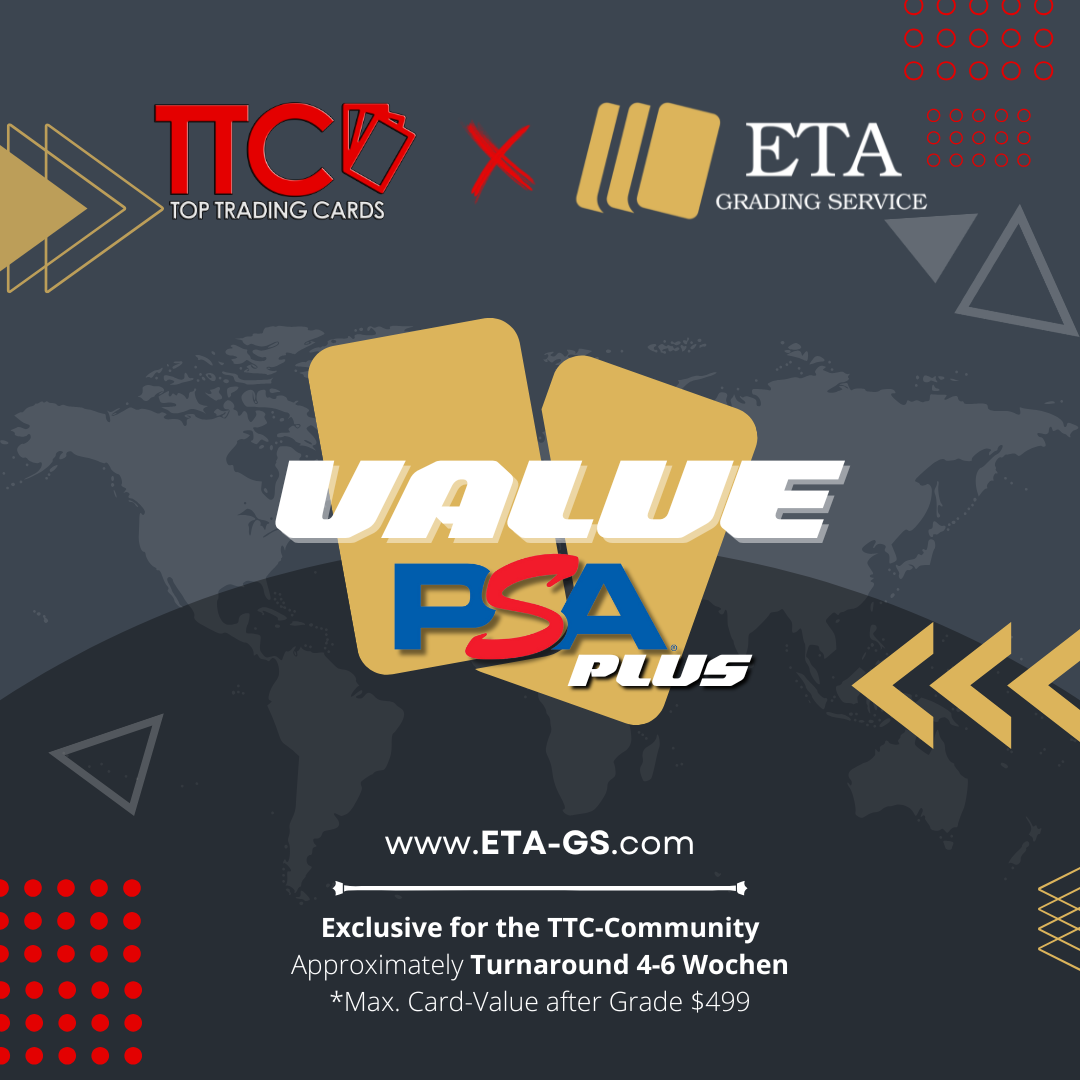 PSA Value PLUS Grading - bis $499 - TTC-Exklusiv