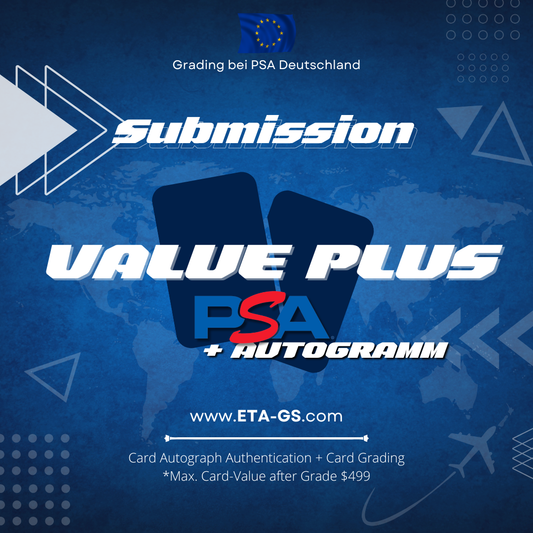 PSA Value Plus + Autogramm Grading - bis $499