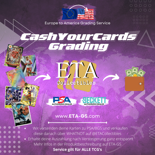 CashYourCards Grading + ETACollectibles Auktion