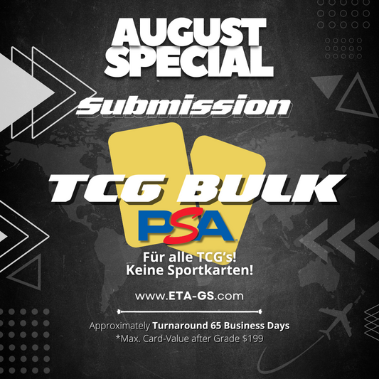PSA Bulk Grading - Anniversary Special - up to $199