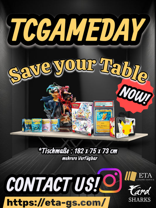 TCGAMEDAY 06.12. - Vendor-Tisch - Save your Table