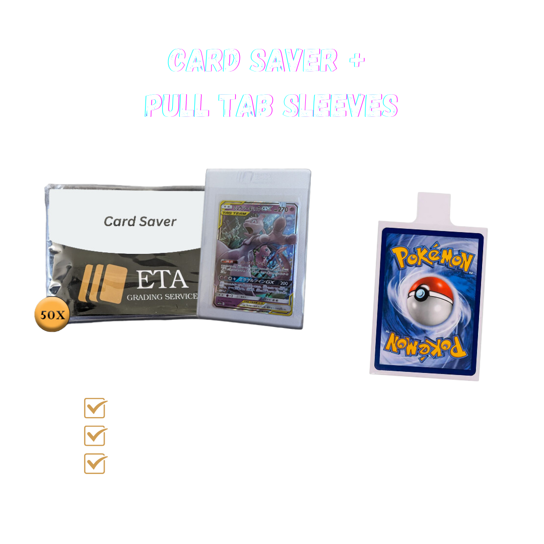 ETA Premium Card Saver + IC Pull Tab Sleeves - 50 Stück Packs