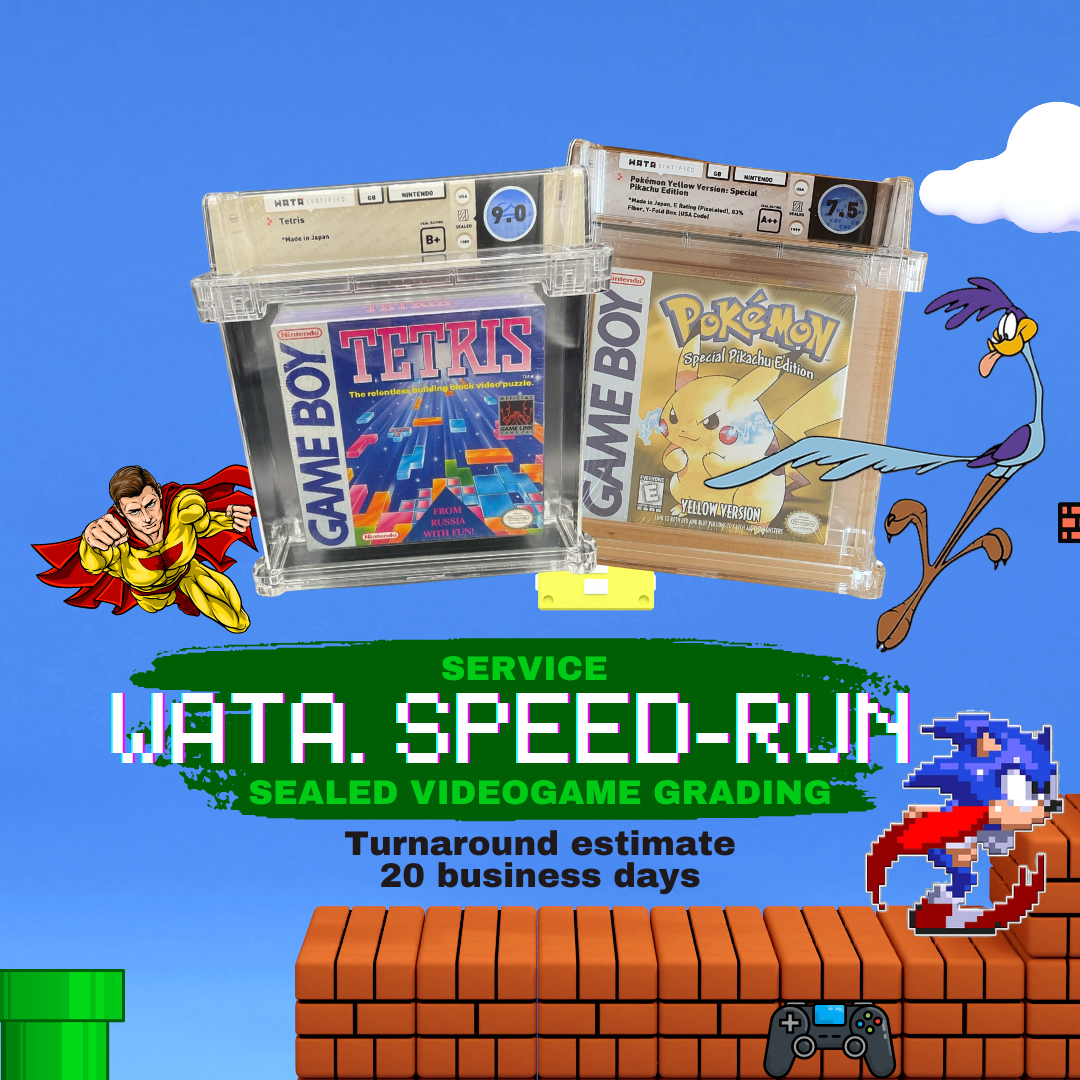 WATA Sealed Speed-Run Grading - Spiele Grading